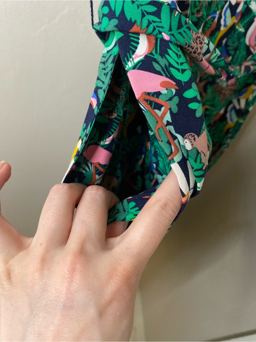Boden Green Tropical Bird-Print Midi Dress - Picture 7 of 7